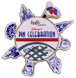 56 - Epcot Pin Celebration - Pins Around Our World - Pin Celebration Logo - Walt Disney World