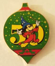 57091 - WDI 50th Anniversary - Pin #5 Sorcerer Mickey on Ornament - Walt Disney Imagineering
