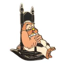 Sleeping Owl in Chair