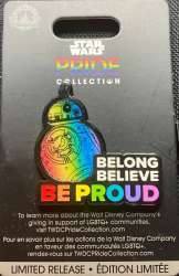 57963 - Pride Collection 2022 - Star Wars BB-8 "Belong - Believe - Be Proud"