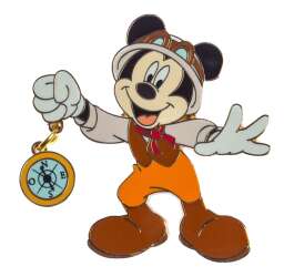 57972 - The Jungle Book Jive Characters - Explorer Mickey with Compass Dangle - Disneyland Resort Paris