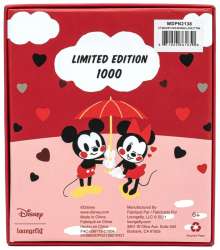 39571 - Loungefly - Collector Box - Disney Mickey & Minnie Mouse Love Confetti Globe Pin - Loungefly alternate image