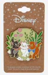 58824 - BoxLunch - Disney - Kittens Floral Pin - Disney Licensed alternate image