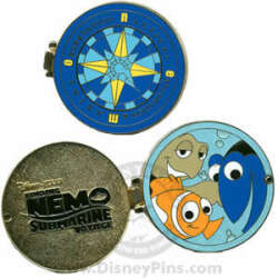 59853 - Mickey's Pin Odyssey 2008 - Finding Nemo Submarine voyage - Compass - Disneyland Resort