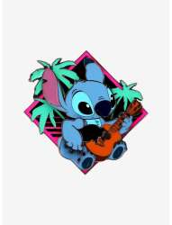 60058 - Loungefly - Collector Box - Vaporwave Ukulele Stitch - Loungefly alternate image