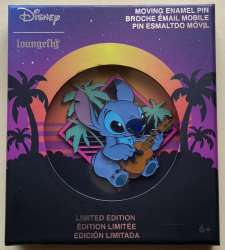 60058 - Loungefly - Collector Box - Vaporwave Ukulele Stitch - Loungefly alternate image