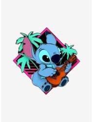60058 - Loungefly - Collector Box - Vaporwave Ukulele Stitch - Loungefly alternate image