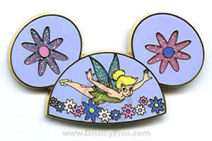 60278 - Purple Tinker Bell Ear Hat (Flowers)