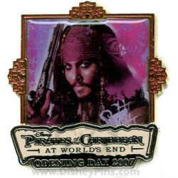 60290 - Pirates of the Caribbean - At World's End - Opening Day 2007 - Jack Sparrow - Cast member exclusive - Walt Disney World