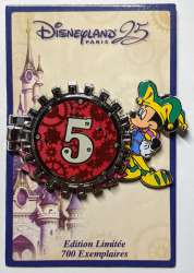 41635 - Disneyland Paris 25th Anniversary - Countdown Series - Year 5 - Jester Mickey - Disneyland Resort Paris alternate image