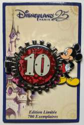 41977 - Disneyland Paris 25th Anniversary - Countdown Series - Year 10 - Classic Mickey - Disneyland Resort Paris alternate image