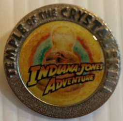 60406 - Tokyo Disney Resort Attractions - Indiana Jones Adventure: Temple of the Crystal Skull Logo Coin - Tokyo Disneyland Resort alternate image