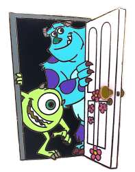60417 - Monster's Inc - Mike and Sulley at Boo's Door