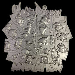 Walt Disney Animation 3D Sculpted Jumbo Pin