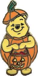 60633 - Halloween - Winnie the Pooh in an orange pumpkin costume alternate image