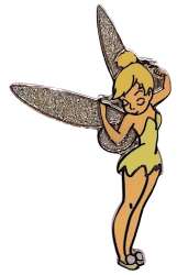18093 - Tinker Bell with Glitter Wings (Gold Metal) alternate image