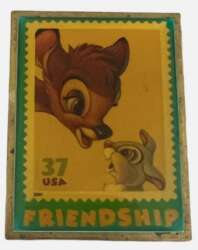 61566 - USPS Stamp Release - Bambi and Thumper - Friendship - Disney Licensed