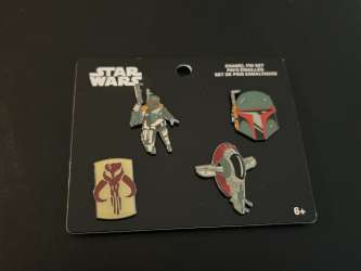 61592 - Star Wars - Boba Fett 4-pin set - Loungefly