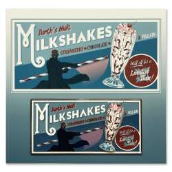 61770 - Star Wars Retro Beverage Ads - Darth's Malt Milkshakes - Artland / ACME alternate image