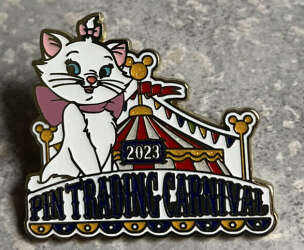 63511 - Pin Trading Carnival 2023 - Marie Circus Tent Logo - Hong Kong Disneyland