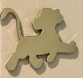 Silver Silhouettes 6 Pin Set - Simba ONLY