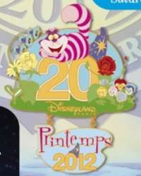 64773 - Disneyland Paris 20th Anniversary - 2012 Printemps (Spring) - Cheshire Cat - Disneyland Resort Paris