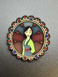 65691 - Hot Topic - Princess Ornate Brooch Blind Box - Mulan - Loungefly alternate image