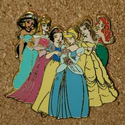 66007 - Princesses - Princess Collection Group - Jasmine, Aurora, Snow White, Cinderella, Belle, Ariel - Misc - Disney Licensed alternate image