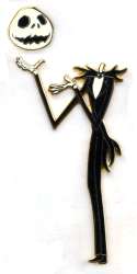 66553 - The Nightmare Before Christmas - Jack Skellington and his Head 2 Pin Set - Disney Auctions