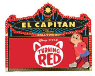 49628 - El Capitan Marquee Series - Turning Red - Disney Studio Store Hollywood / Soda Fountain