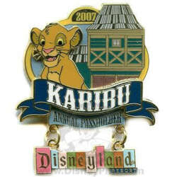 6747 - Welcome Annual Passholders 2007 - Simba - Disneyland Resort