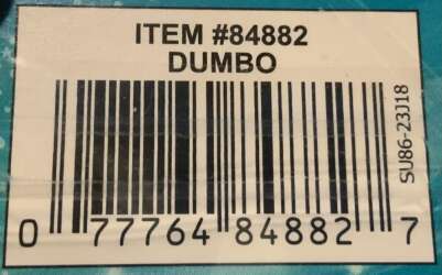 67613 - Pink A La Mode (PALM) - Disney Bubbles Series - Baby Dumbo in Bath - Disney Licensed alternate image