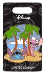 68567 - Disney Pins Blog (DPB) Exclusives - Stitch & Angel Beach - Disney Licensed alternate image
