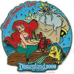 68591 - Father's Day - 2008 - Ariel & King Triton - Disneyland Resort
