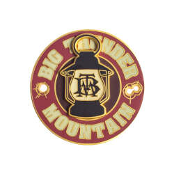 Red Big Thunder Mountain Lantern Logo