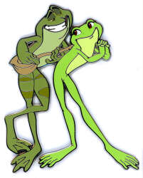 68845 - The Princess and the Frog - Frog Naveen & Tiana - Disneyland Resort Paris