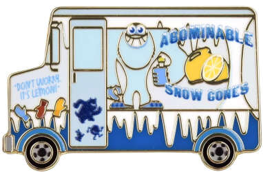 Monsters Inc. Pin Set - Abominable Snow Cones Truck ONLY