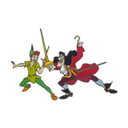 Peter Pan fights Captain Hook