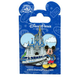 69854 - Mickey Mouse and Monorail with Cinderella Castle - Walt Disney World