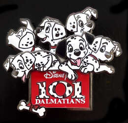 70490 - 101 Dalmatians - Family Collection - Puppies with 101 Dalmatians sign