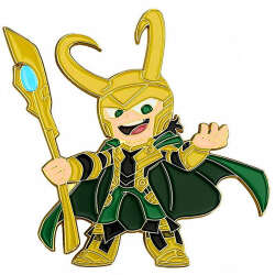 3" Gurihiru chibi Loki filled enamel pin