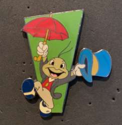 71279 - Disney Auctions - Jiminy Cricket with Hat and Umbrella - Disney Auctions