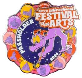 72083 - EPCOT International Festival of the Arts 2024 - Annual Passholder Figment Spinner - Walt Disney World alternate image