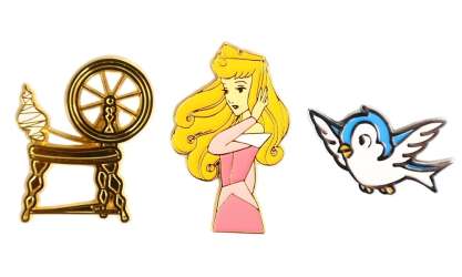72556 - Sleeping Beauty - Sleeping Beauty 3 pin set - Disney Licensed alternate image
