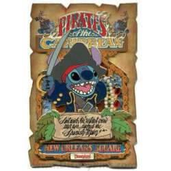 Tyler Dumas - Disneyland Pirate's Of The Caribbean “A Pirate’s Life for Stitch” Pin