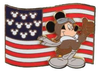74348 - Patriotic Mickey - Aviator Mickey Mouse - Disneyland Resort alternate image