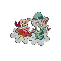 Mad Hatter and March Hare on daisies