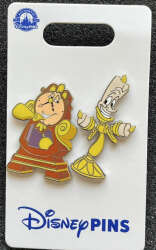 75800 - Beauty and the Beast - Cogsworth and Lumiere Pin Set