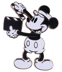 76101 - The Walt Disney Studio Lot Mystery Collection - Mickey Mouse director black and white with clapboard - Disney Employee Center