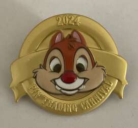 76604 - Pin Trading Carnival 2024 - Dale (Gold) - Hong Kong Disneyland